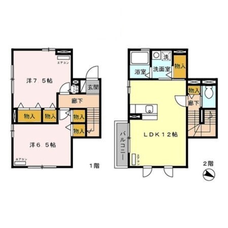 グラン　チノ学園町の物件間取画像